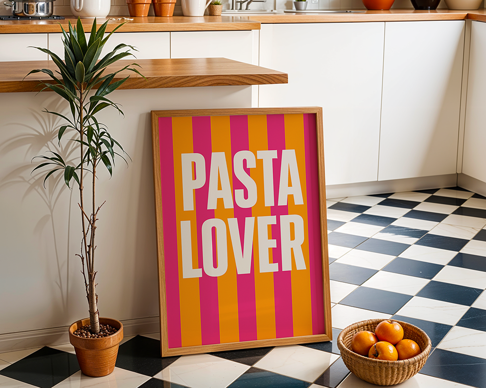 Poster mit intensiven Farben