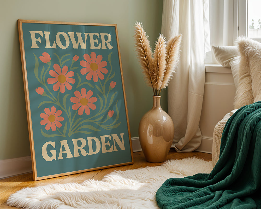 Blue Flower Garden