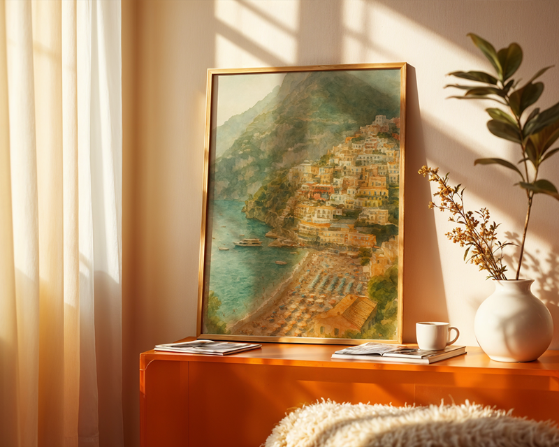 Italienische Träume als Aquarell