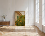 Italienischer Orangenbaum als Aquarell