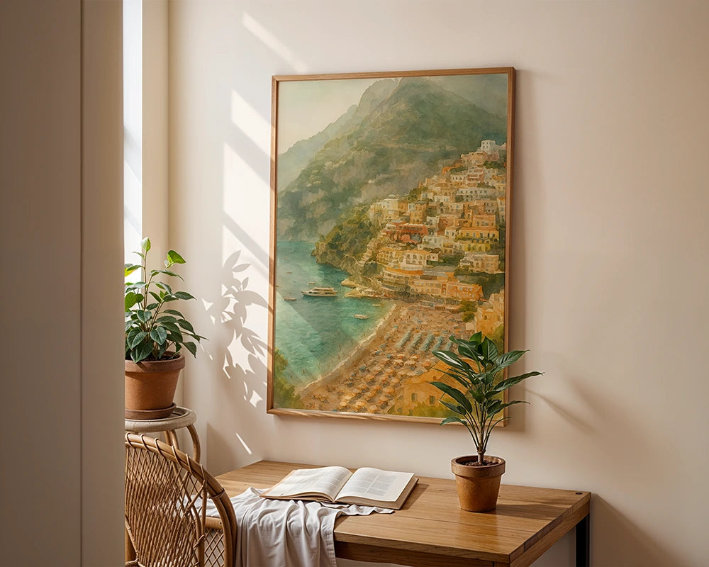 Italienische Träume als Aquarell